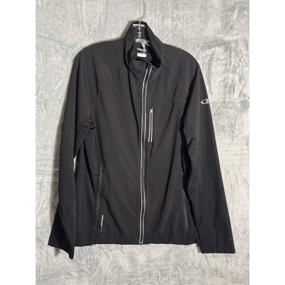 Icebreaker GT Merino Wool Softshell Jacket Mens Large Black Full Zip Technical
